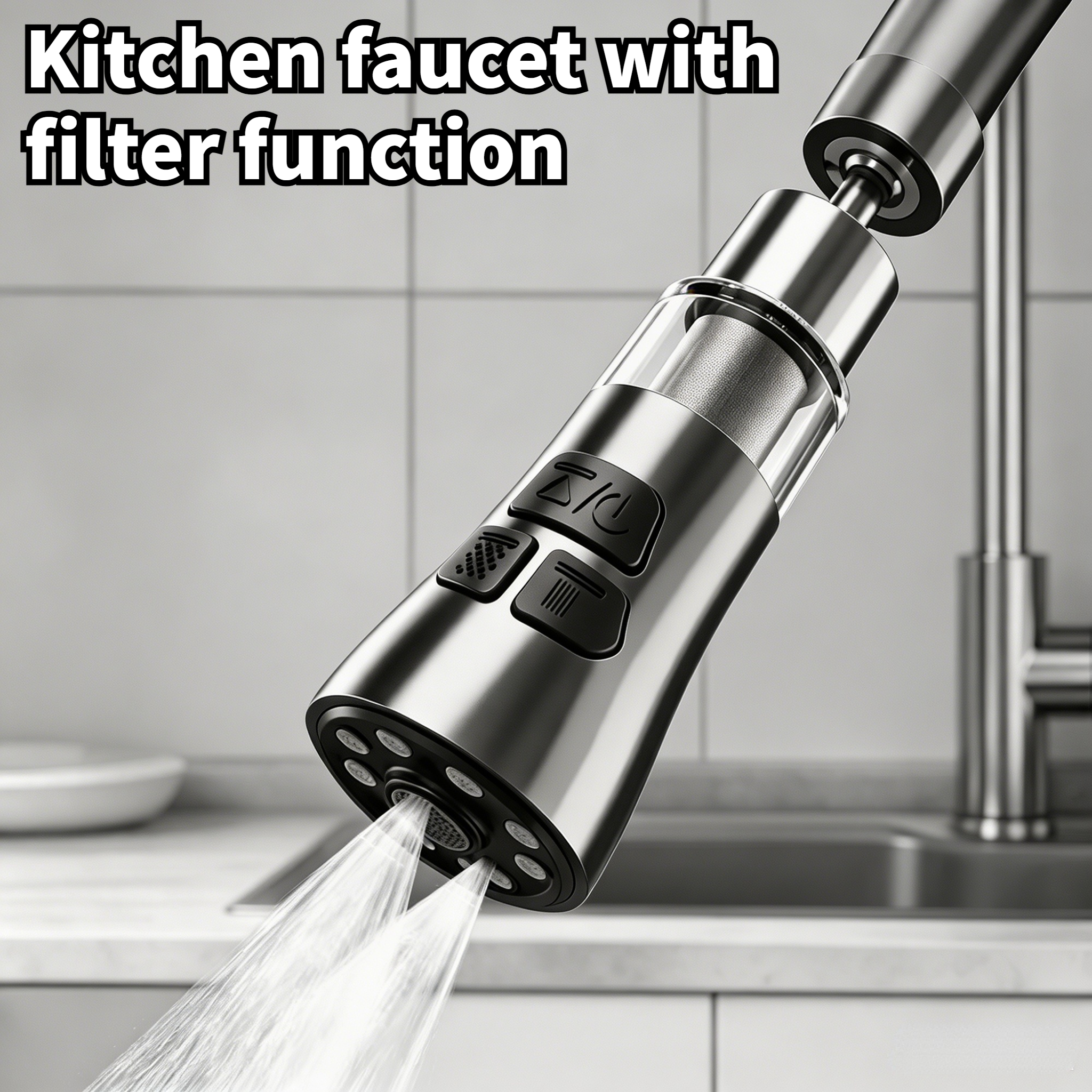 Kitchen Appliances Bundle - Kitchen Faucet Extender With Filter Function