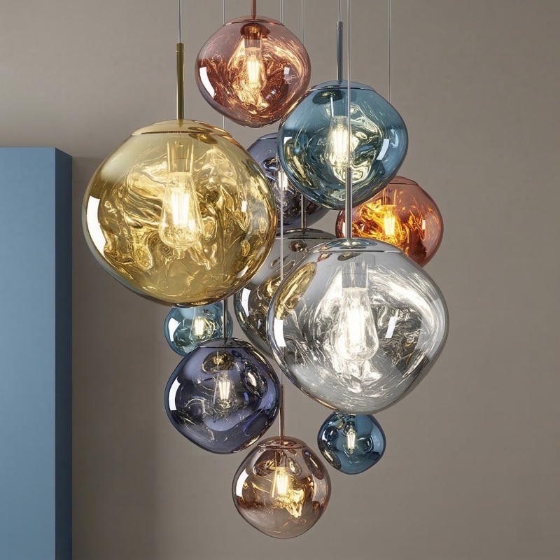 Kitchen Appliances In White - Nordic LED Pendant Light Irregular Lava