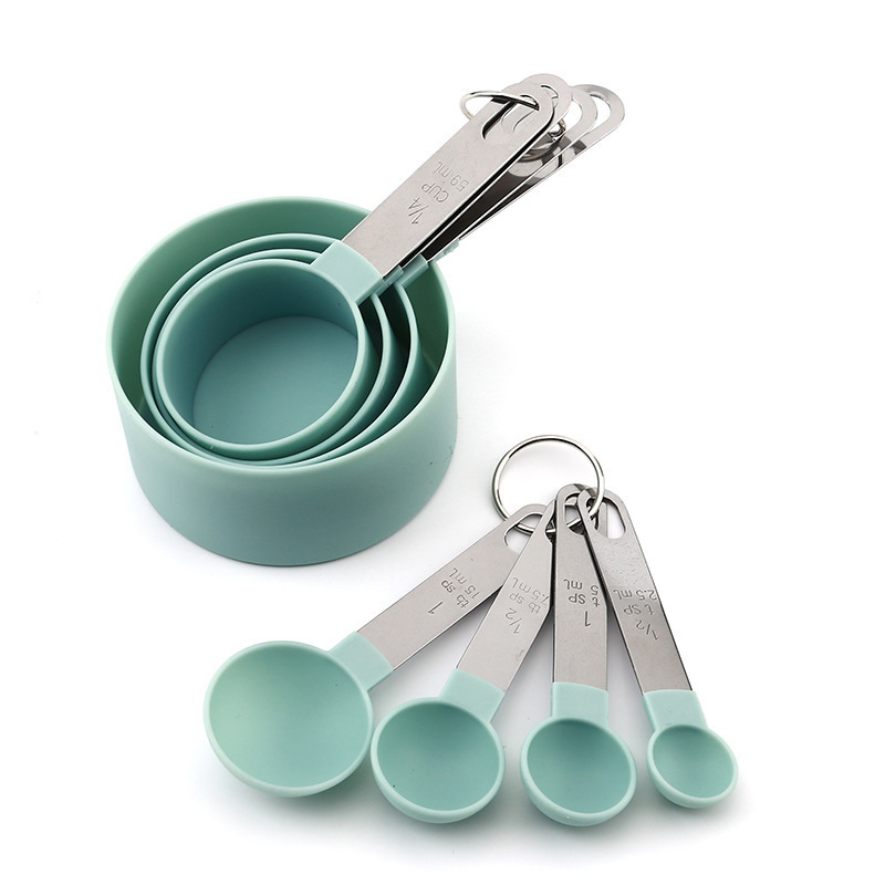 8PCS Measuring Cups Spoons Set - Kitchen Appliances Gift のレビューと価格