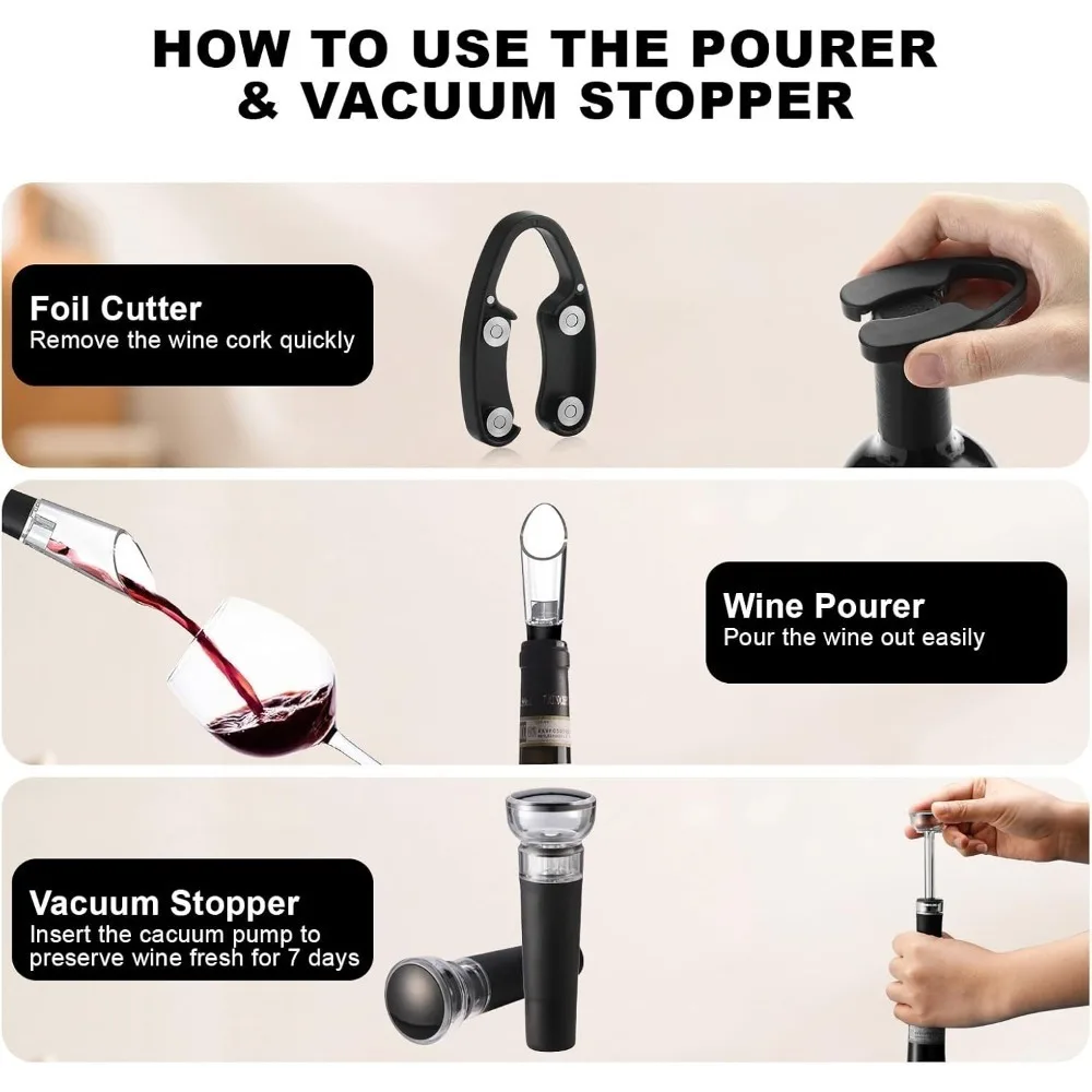 Electric Wine Opener Set Elect - Wine Opener Electric のレビューと価格