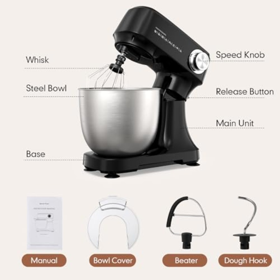 Stand Mixer 4.8 Qt Electric Fo - Kitchen Appliances Electronics のレビューと価格