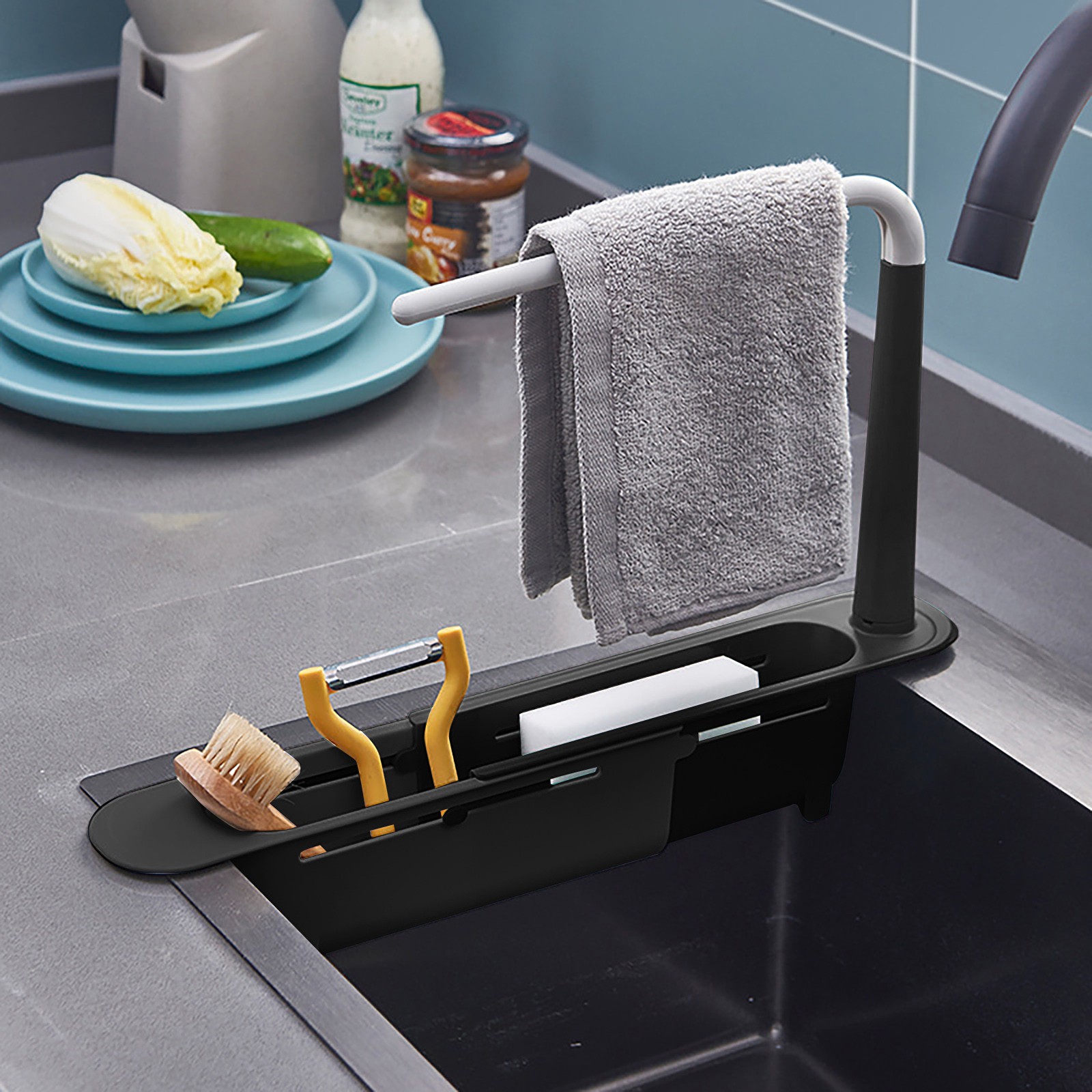 elescopic Sink Shelf Drainer R - Kitchen Appliances Gift のレビューと価格