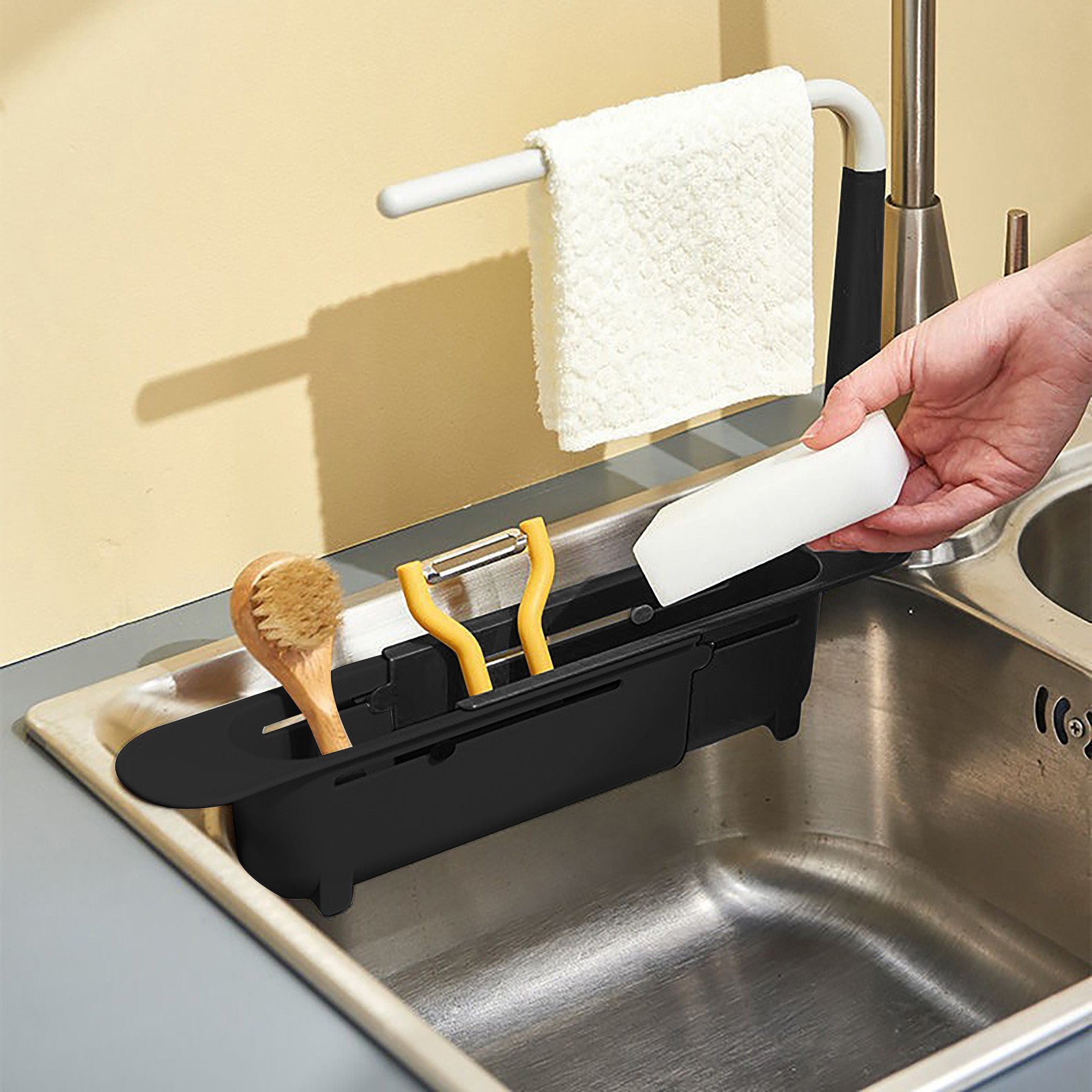elescopic Sink Shelf Drainer R - Kitchen Appliances Gift のレビューと価格