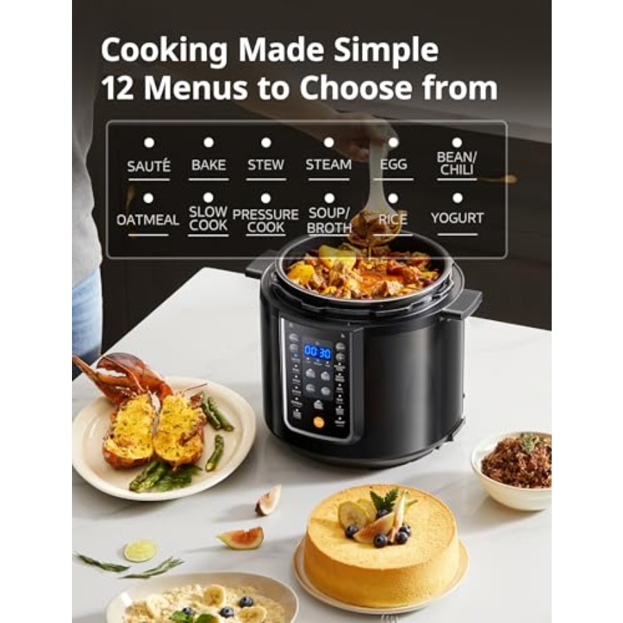 12-in-1 Electric Pressure Cook - Instant Pot Pressure Cooker のレビューと価格
