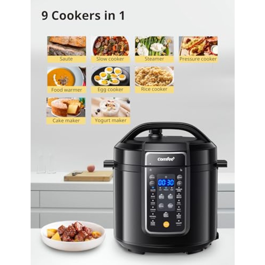 12-in-1 Electric Pressure Cook - Instant Pot Pressure Cooker のレビューと価格