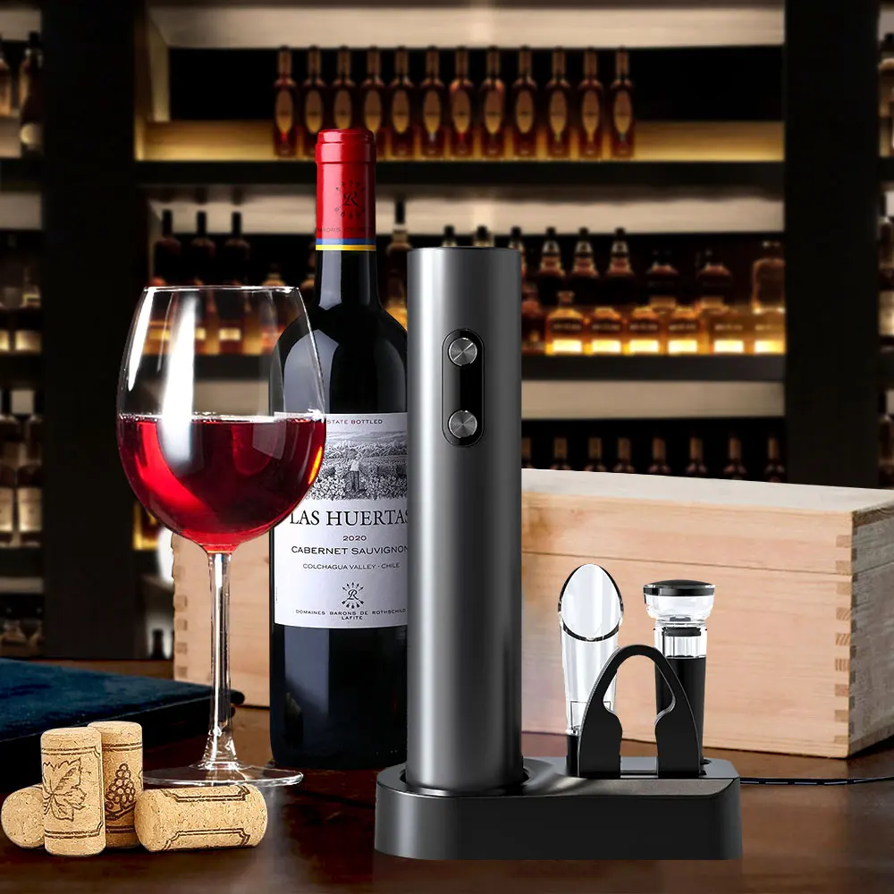 Automatic Wine Opener Set Reus - Wine Opener Electric のレビューと価格