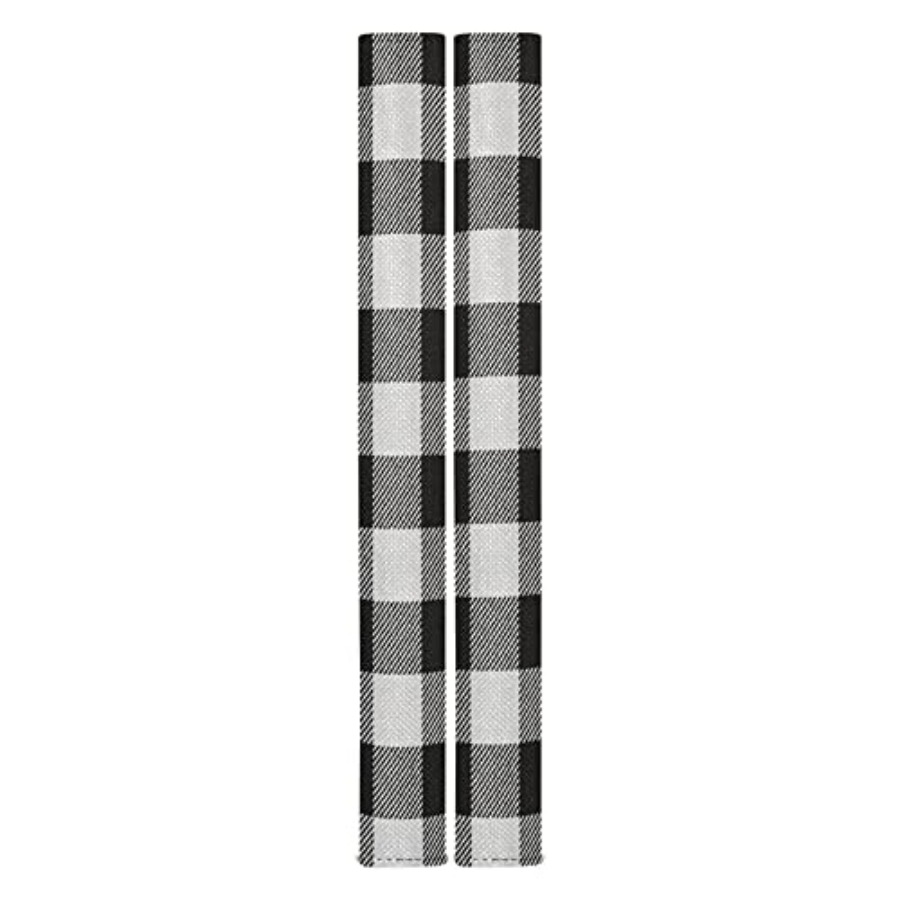 2Pcs White Black Buffalo Plaid - Kitchen Appliances In White のレビューと価格