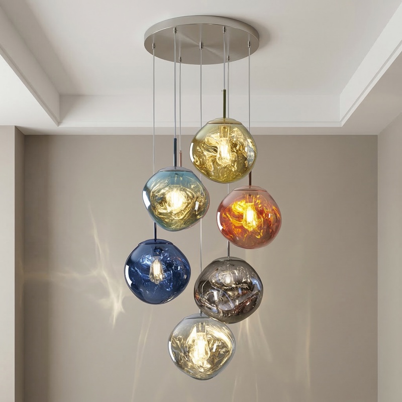Nordic LED Pendant Light Irreg - Kitchen Appliances In White のレビューと価格
