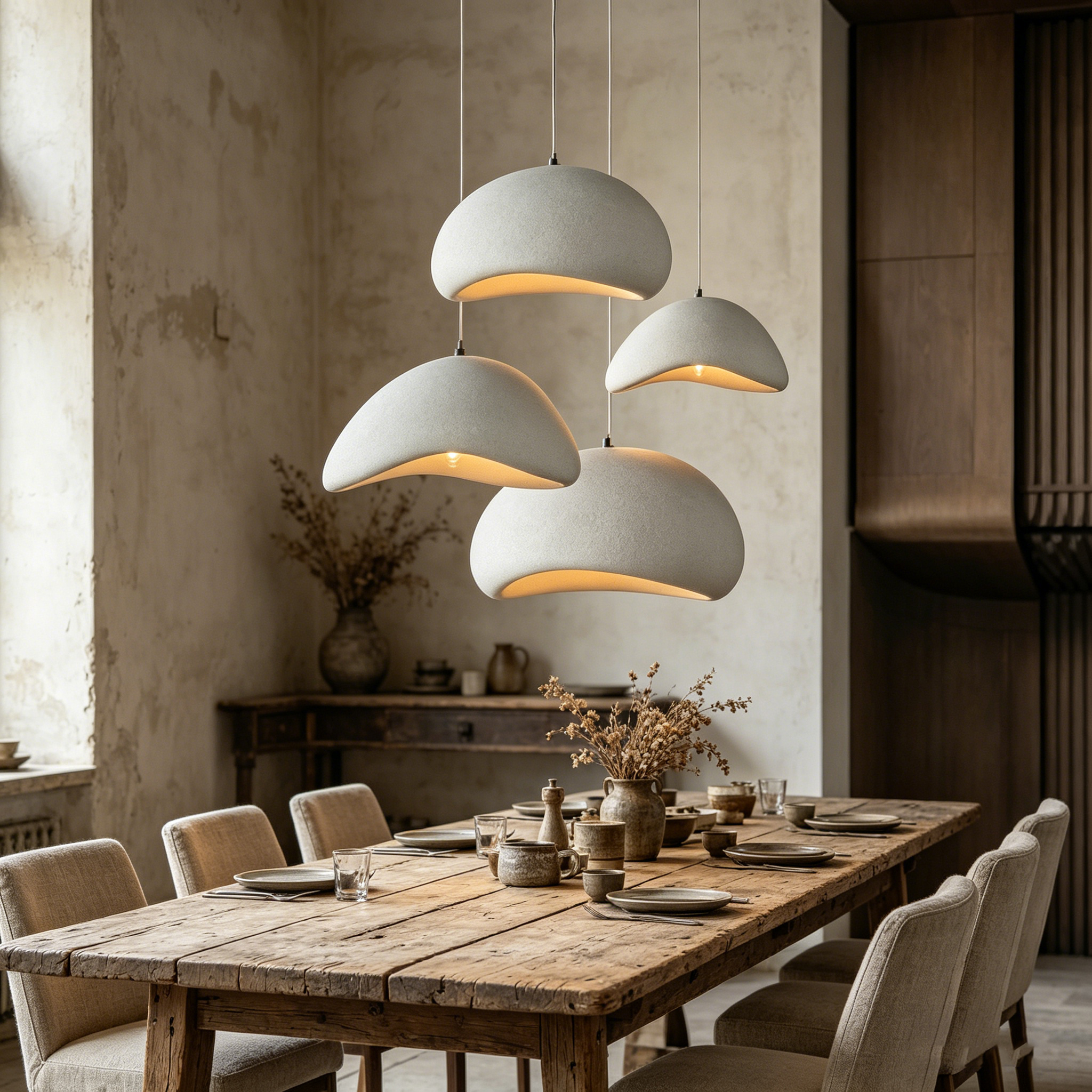Wabi Sabi Ceiling Chandelier N - Kitchen Appliances In White のレビューと価格