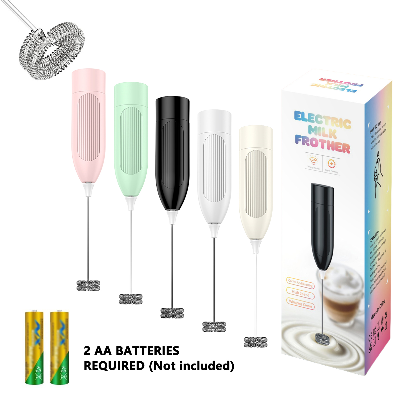 Milk Frother Handheld Electric - Milk Frother Automatic のレビューと価格