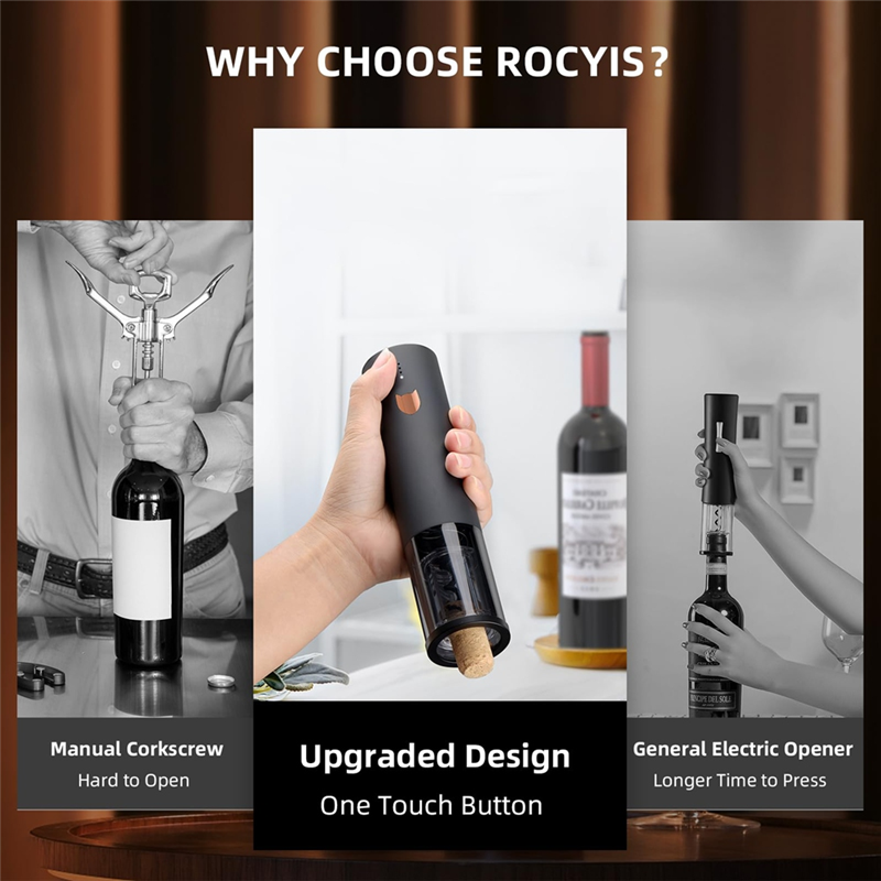 【FUXQ】Electric Cordless Wine O - Wine Opener Electric のレビューと価格