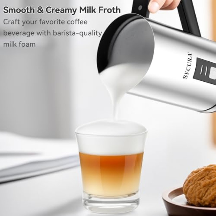 Milk Frother Electric Milk Ste - Milk Frother Automatic のレビューと価格