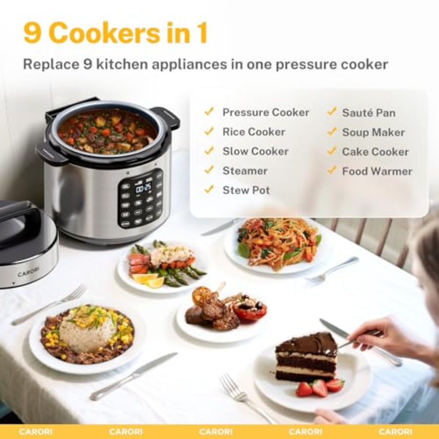 9-in-1 Electric Pressure Cooke - Instant Pot Pressure Cooker のレビューと価格