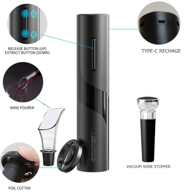 Rechargeable Multifunction Ele - Wine Opener Electric のレビューと価格