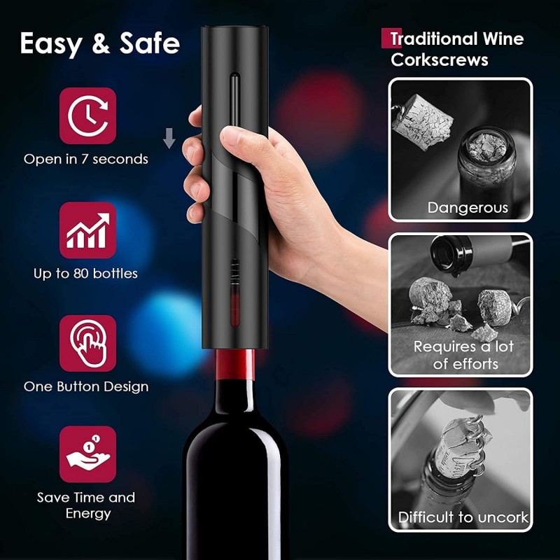 Rechargeable Multifunction Ele - Wine Opener Electric のレビューと価格