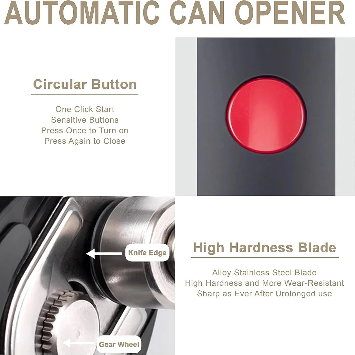 Electric Can Opener One Touch  - Wine Opener Electric のレビューと価格
