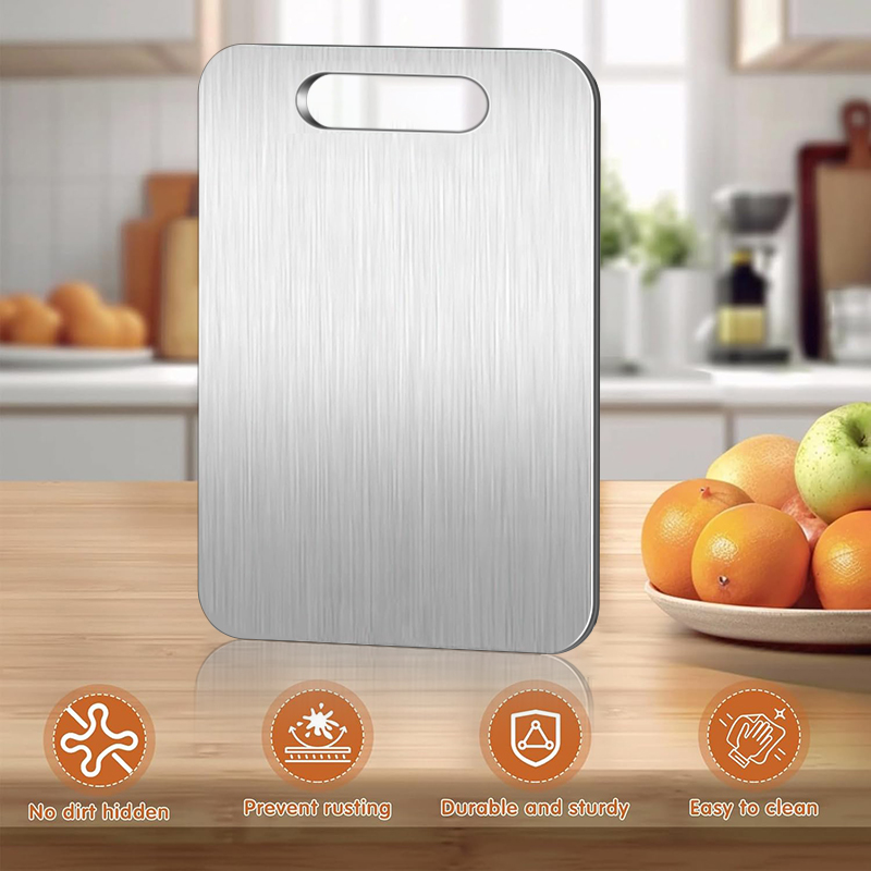 1pc Stainless Steel Cutting Bo - Kitchen Appliances Gift のレビューと価格