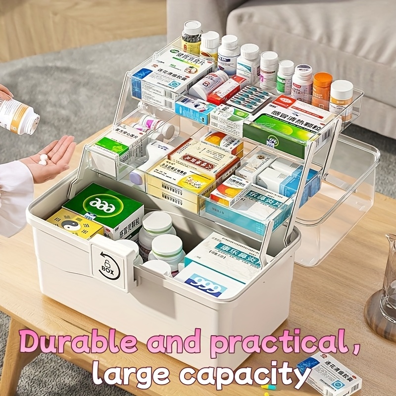 Large White Medicine Organizer - Kitchen Appliances In White のレビューと価格