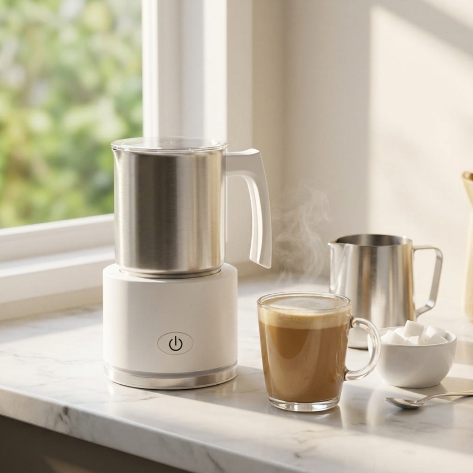 Electric Milk Frother Stainles - Milk Frother Automatic のレビューと価格