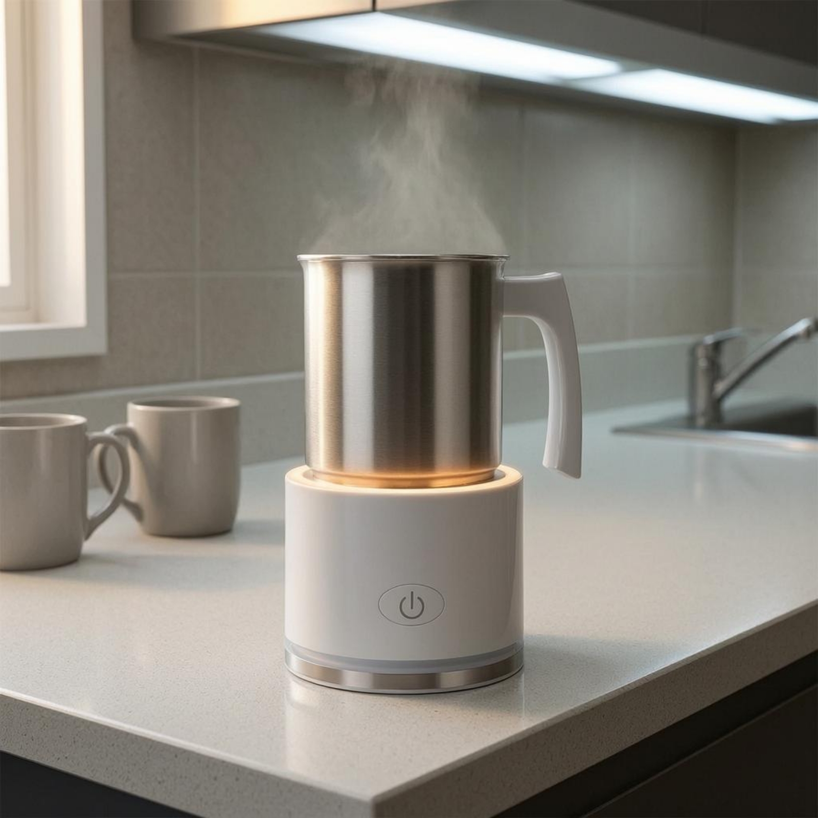 Electric Milk Frother Stainles - Milk Frother Automatic のレビューと価格