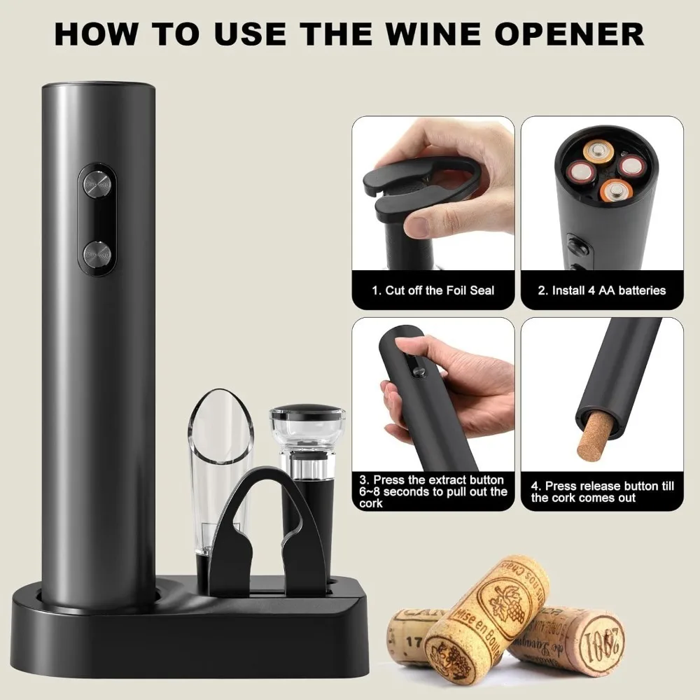 Electric Wine Bottle Opener Se - Wine Opener Electric のレビューと価格