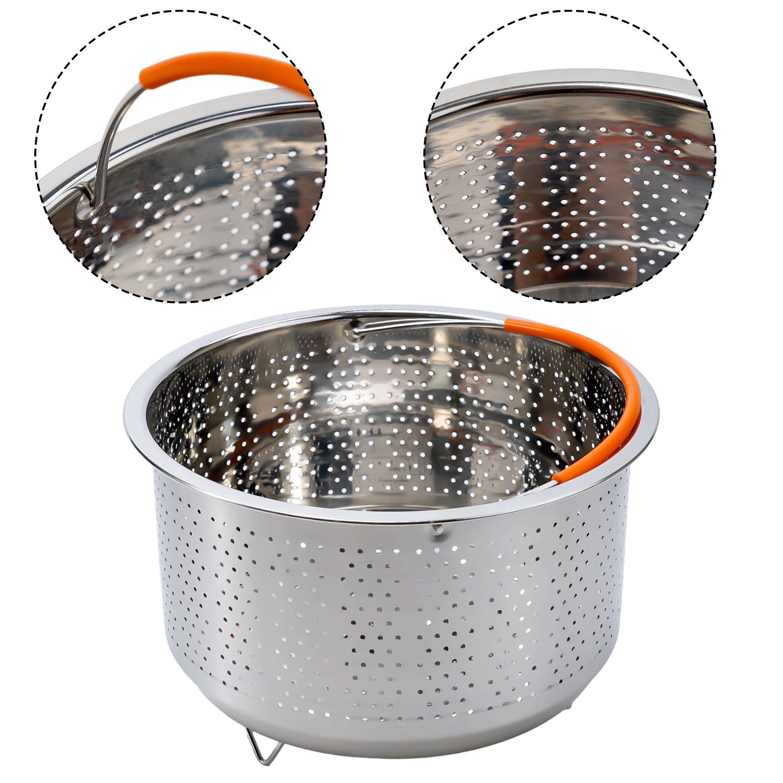 Stainless Steel Steamer Basket - Instant Pot Pressure Cooker のレビューと価格
