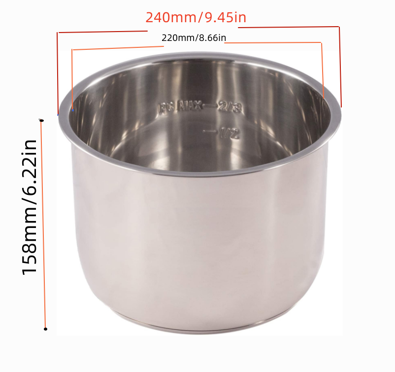 1pcs Stainless Steel Inner Coo - Instant Pot Pressure Cooker のレビューと価格